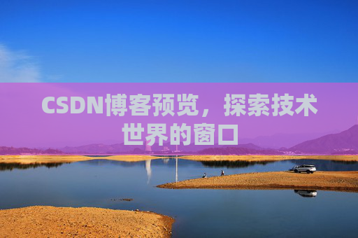 CSDN博客预览，探索技术世界的窗口